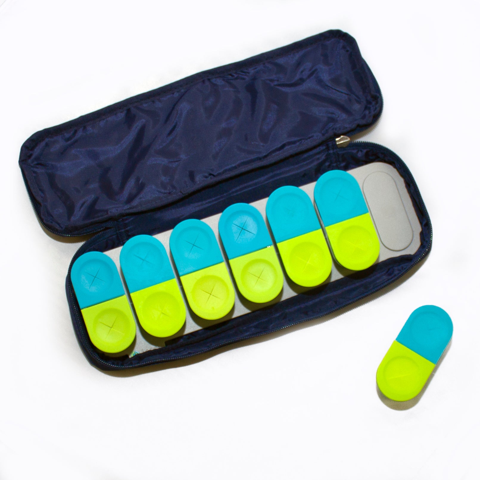 Save $5 on a Sagely XL pill organizer bundled with 7-day travel pouch